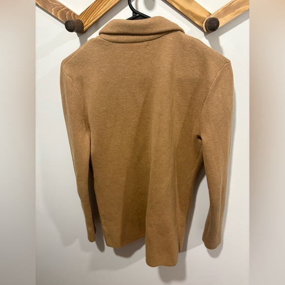 J. Crew Women's Camel Sweater Blazer - Picture 4 of 5